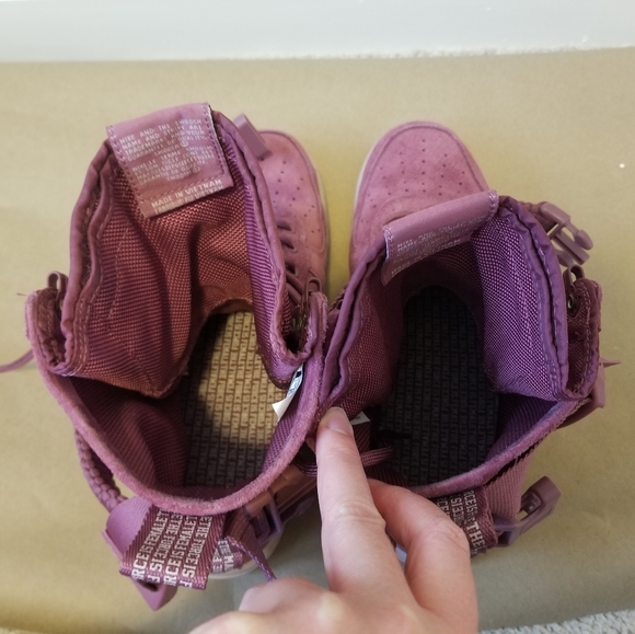 Nike SF Air Force 1 Force is Female Vintage Wine Size 9.5 AJ1700-600 - Picture 10 of 13